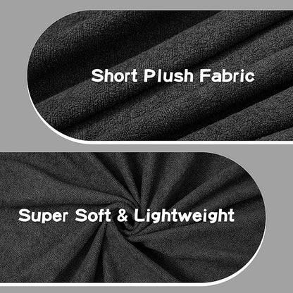 MEETSKY Chair Cover Cat Scratch Proof Recliner Chair Covers, Oversized Armchair Sofa Covers Washable Sofa Slipcover for Single Couch, Soft Small Couch Slipcover for Pets Dogs, 71" x 91", Black