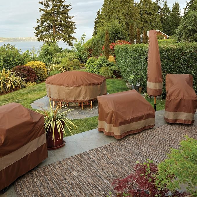 DUCKCOVERS Ultimate Waterproof 29 Inch Patio Chair Cover, Outdoor Chair Covers