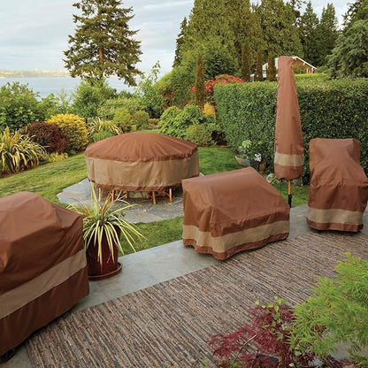 DUCKCOVERS Ultimate Waterproof 36 Inch Patio Chair Cover, Outdoor Chair Covers