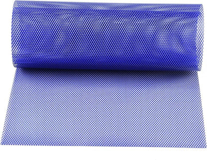 AggAuto Universal 40"x13" Car Grill Mesh 3x6mm Rhombic Hole Blue | Aluminum Alloy Automotive Grille Insert Bumper, One of the Most Multifunctional Shape Grids 100x33cm