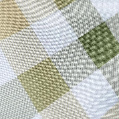 Classic Gingham Tablecloth Fabric - Oblong 58x120 Water Resistant Chequered Pattern Table Cloth for Indoor/Outdoor Use - Tabletop Cover for Birthday, Picnics, Gardens, and Parties