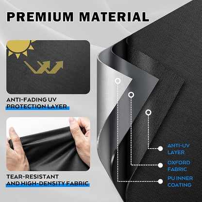 Griddle Cover for BESTFIRE Propane Gas Griddle Charcoal Grill Combo, Flat Grill Cover for BESTFIRE Flat Top Charcoal Gas Grill Combo