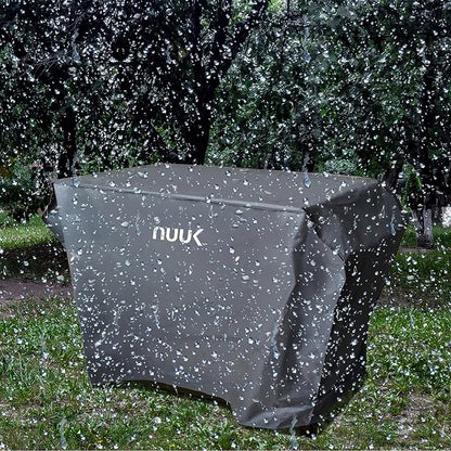 NUUK 20" x 42" Outdoor Grill Cart Prep Work Table Cover, Waterproof & UV Resistant Pizza Oven Stand Table Cover for Kitchen Island BBQ Worktable Protection