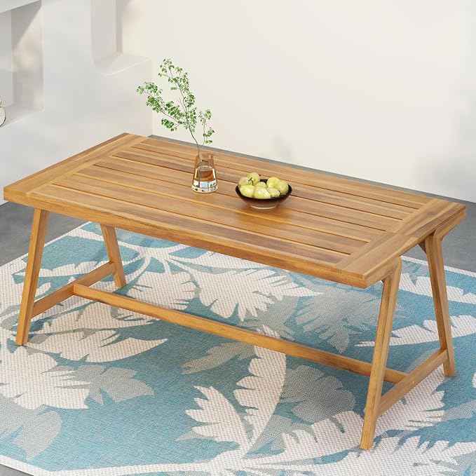 Christopher Knight Home Florian Acacia Wood Outdoor Dining Table, Teak