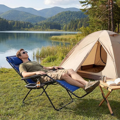 Alpen Zero Gravity Chair, Portable Padded Patio Chairs for Outdoor Camping | Portable Padded Patio Chair with Foldable Design for Camping, Outdoor events, Balconies and Backyard Relaxation.