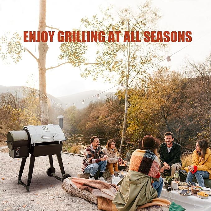 Z GRILLS Thermal Insulation Blanket Fire-Resistant 3-Layer Construction for Enhanced Temperature Preservation, Pellet Savings, Snow Resistance and Waterproof - Ideal for Outdoor Grilling