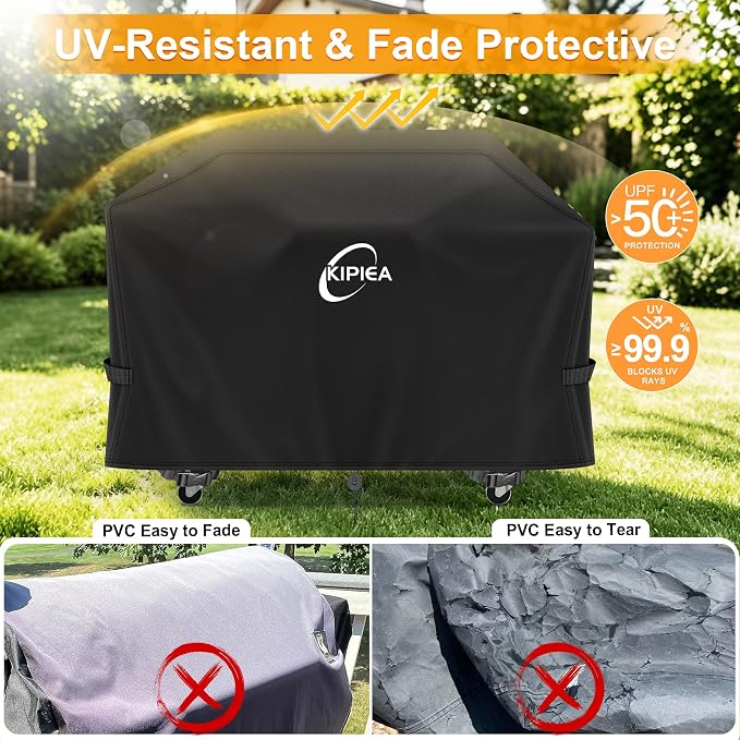 600D Pellet Grill Cover for Camp Chef Woodwind 36, Woodwind Pro 36, Waterproof BBQ Smoker Cover, UV Resistant, No Tear, No Fading