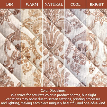 Maison d' Hermine Pot Holders 100% Cotton Potholders (8" x 8", Pack of 2) | Heat Resistant Hot Pads with Loop BBQ Cooking Baking Hotel Kitchen Handling Hot Pans Thanksgiving Christmas - Allure