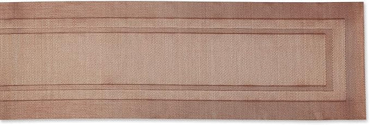 DII PVC Tabletop Collection Woven Indoor/Outdoor, Table Runner, 14x72, Cinnamon