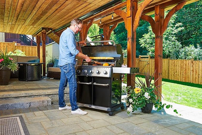 Broil King 876214 Baron 520 Pro, Liquid Propane (LP), Stainless Steel, Black