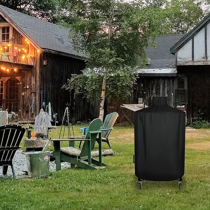 Suphomeware BBQ Grill Cover for Ceramic Grills, Waterproof and Heavy Duty Cover for Kamado Vision X-Large.