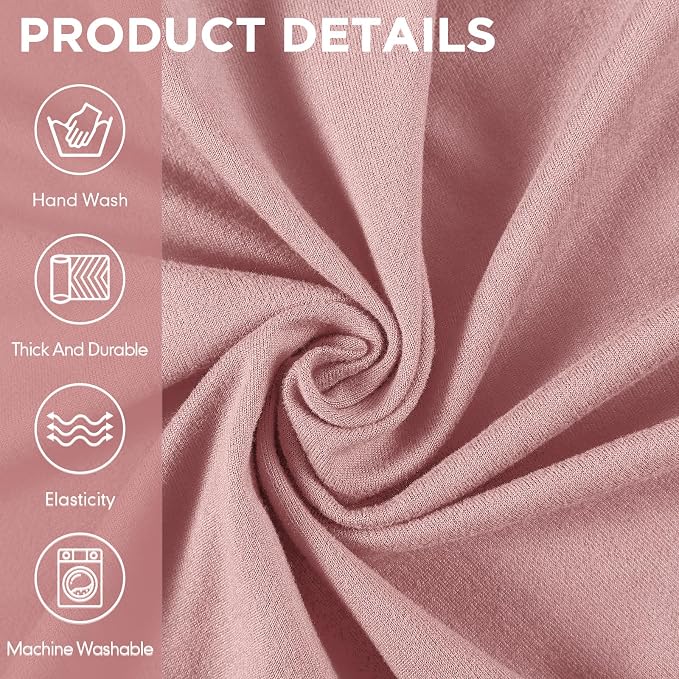 Peryiter 3 Pcs Couch and Loveseat Sofa Covers,Light Pink,Milk Silk | Armchair Covers for Living Room, Sofa Cushion Slipcover, Furniture Protector, Polyester and Spandex, Washable