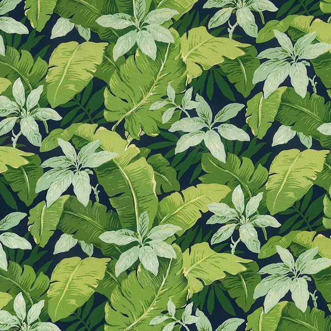 LVTXIII Outdoor/Indoor Lumbar Pillow Covers ONLY, Decorative Patio Lumbar Cushion Covers, Fluffy Water Repellent Cushion Cases for Home Patio, 12x20 Inch, Pack of 2, Jungle Leaves