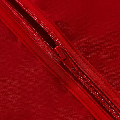 LUSHVIDA Round Outdoor Tablecloth with Umbrella Hole and Zipper, 70 Inch Red, Washable Waterproof Table Cloth Spill Proof Wrinkle Free Table Cover for Patio Spring Summer Picnic BBQS