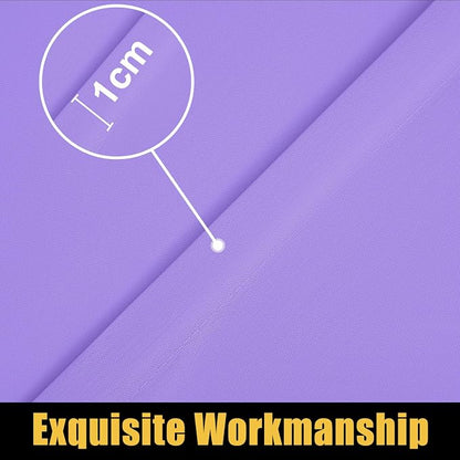 Smiry Rectangle Picnic Table Cloth, Waterproof Elastic Fitted Tablecloths for 8 Foot Tables, Washable Polyester Table Cover for Camping, Indoor and Outdoor (Lavender, 30"x96")