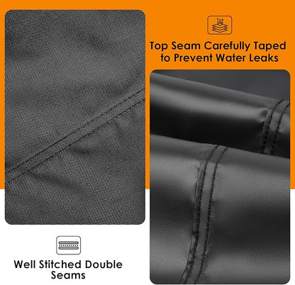 Pizza Oven Cover for Fornoteca Pizza Oven for Blackstone 16" | Outdoor Accessory Fits for Blackstone 16" Gas Propane Pizza Ovens, Waterproof Heavy Duty Protective Cover - 30x20 x50 Inch