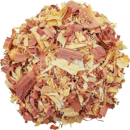 100% Natural Cedar Shavings | Mulch | Great for Outdoors or Indoor Potted Plants | Dog Bedding (16 Quart)