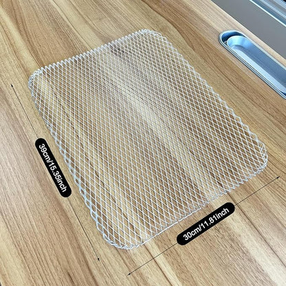 10 Pack BBQ Grill Mesh Mat,Mesh Baking Tray,Grill Mesh,Disposable Barbecue Padding for Outdoor Barbecues