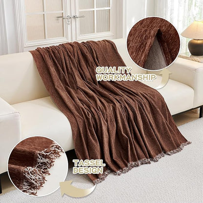 MYSKY HOME Oversized Couch Cover Sofa Covers Couch Covers for 3 Cushion Couch Sofa Pet Friendly L Shaped Couch Cover Sectional Couch Covers Non Slip Furniture Protector for Kids, 91"x150", Chocolate