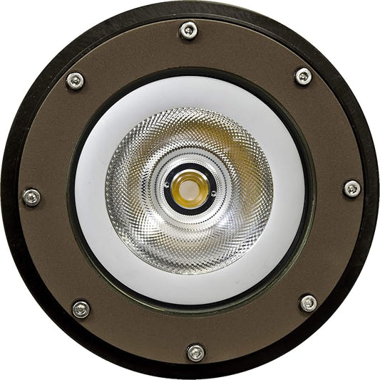 DABMAR LIGHTING DW4751-LED18S-BZ MED Well Light W/O Grill 18W PAR38 LED SPOT 120V-277V, Bronze