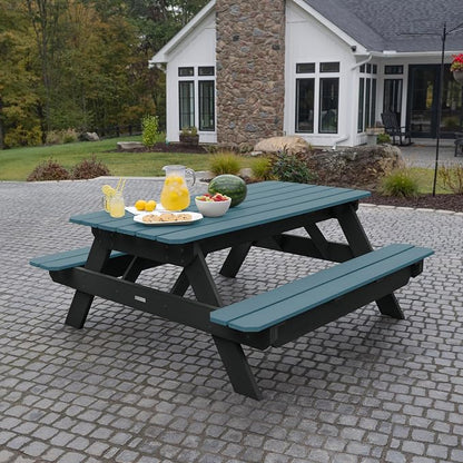 Highwood Hometown Picnic Table, 6 Foot, Shale