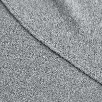 Decorelia Waterproof Round Tablecloth for Round Dining Table, Decorative Rustic Soft Wipeable Table Cloths Cover Indoor Outdoor Use for Holiday,Wedding, Kitchen (70 Inch,Round (4-6 Seats),Cool Grey)