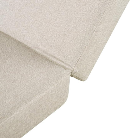 Christopher Knight Home Replacement Chaise Lounge Cushion 76.75 Inch Outdoor Recliner Pad with 4 Inch Foam Cationic Dyeable Polyester Fabric Water-Resistant Patio, Cushion Only, Beige