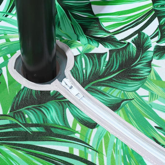 SUQ I OME Patio Tablecloth, Palm Tree, 60'' Round with Zipper | patio tablecloth with Zipper