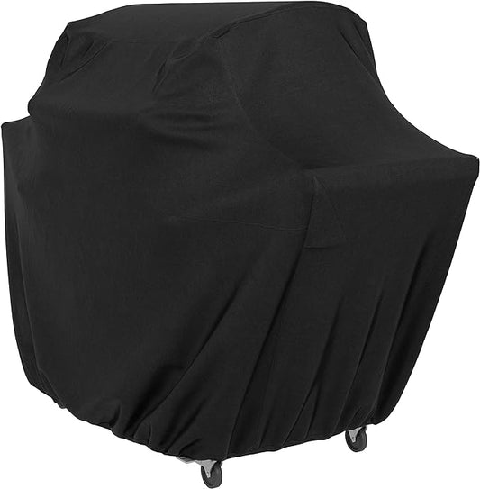 Amazon Basics Gas Grill Barbecue Cover for Outdoor, Waterproof, Anti-UV, Durable, 46" x 24" x 46", Small, Black