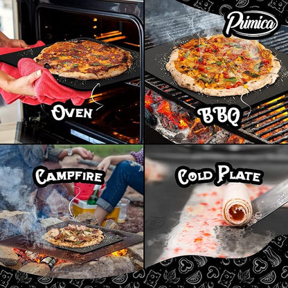 Primica Pizza Steel XL - Rectangular, Steel, 0.315" Thick, Black