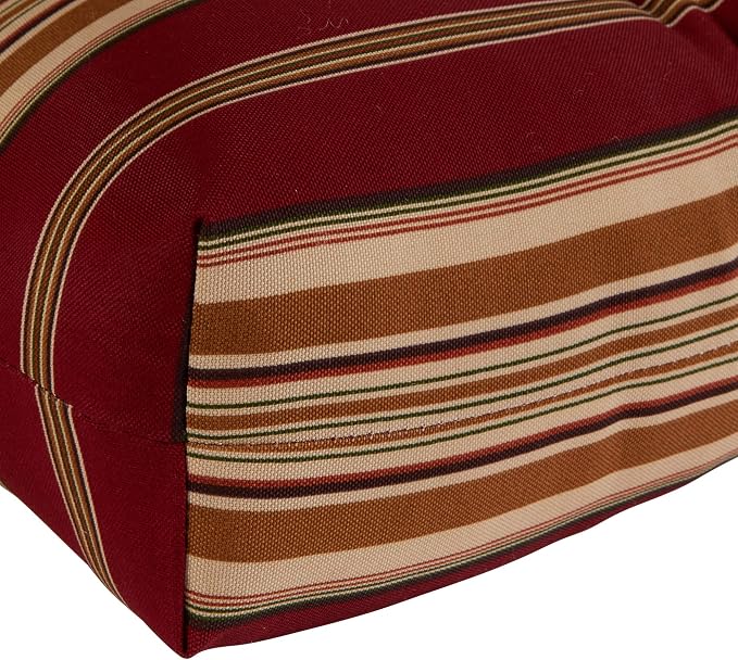 Greendale Home Fashions 72 x 22-inch Outdoor Chaise Lounge Cushion, Tuscan Stripe