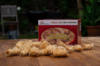 BBQ Dragon Egg Fire Starter-50 Pack Fire Starters for Fireplace-Ultra Fast, Long Lasting Charcoal Starter-Waterproof, Natural Fire Starters for Wood Stove, Campfire, Fire Pit, Charcoal Grill, Fatwood