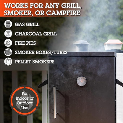 Camerons Smoking Wood Pellets (Pecan, 1 Pint) - Kiln Dried BBQ Pellets - 100% All Natural Barbecue Wood for Smoker Grill, Pellet Grill & Fire Pit - Infuse Smokey Flavor in Food - Grilling Gift for Dad