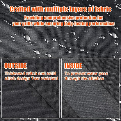 Grisun Grill Cover for Pit Boss Austin XL, Rancher XL, 1000/1100/1150 Series - 1000C, 1000D3, 1000SC, 1000SC2, 1000SQ,1000T4, 1100 Pro, 1150 Pro, 600D Anti-Fade Waterproof Pellet Grill Cover