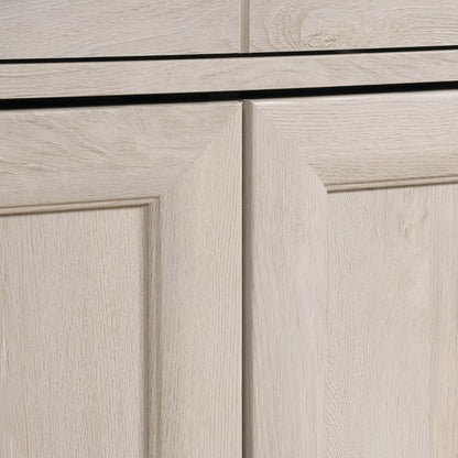 Sauder Edge Water Accent Storage Cabinet with Doors, Utility Cabinet, in Chalked Chestnut finish