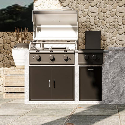 BBQ Outdoor Kitchen Access Doors Access Door for Outdoor Kitchen Commercial BBQ Island, Grilling Station, Barbeque Grill (24"x17")