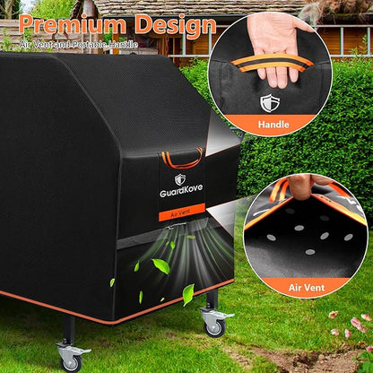 Griddle Cover for Blackstone 36" Griddle - 2026 Upgraded 1000D Heavy Duty Waterproof Flat Top Grill Cover, Tear & Fade Resistant with Buckle & Air Vents, Fits Blackstone 1528 & More 4-Burner Griddle