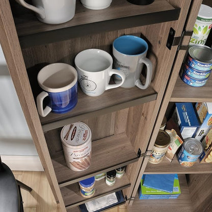 Sauder HomePlus Storage Cabinet/ Pantry cabinets, Salt Oak finish