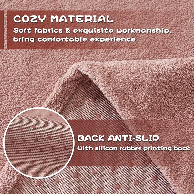 MYSKY HOME Pink Sofa Cover, Couch Covers for Pet Couch Cover Reclining Couch Covers Loveseat Covers for 3 Cushion Couch, Non Slip Thick Durable Sofa Covers for Furniture, 91" x 118"