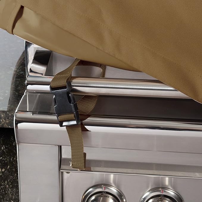 Classic Accessories Veranda Water-Resistant 37 Inch Island BBQ Grill Top Cover