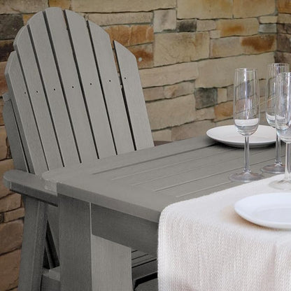 highwood Hamilton 5 Piece Square Counter Height Dining Set, Harbor Gray