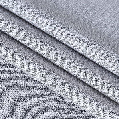 sancua 100% Waterproof Vinyl Tablecloth Table Cloth 54 Inch Round, Grey | Oil Spill Proof, PVC Material, Wipe Clean Table Cover for Dining Tables, Buffet Parties and Camping