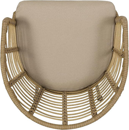 Christopher Knight Home Randy Outdoor Dining Chair Sets, Beige + Light Brown + Black
