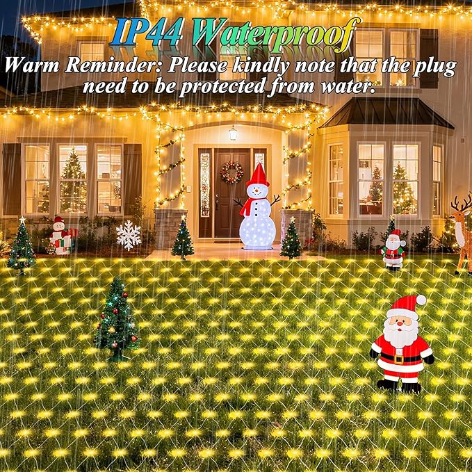 Lovelite 10ft x 10ft Net Lights Outdoor, 240LED 35 Colors Changing Gazebo Net Lights Clear Wire, Connectable Hanging Fairy Lights Plug in for Patio Pergolas Halloween Christmas Wedding Party Decor