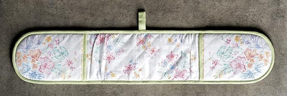 Maison d' Hermine Paradise Island 100% Cotton Easter Double Oven Glove with Loop Heat Resistant for BBQ | Cooking | Baking | Grilling | Microwave | Barbecue | Spring/Summer (7.5 Inch by 35 Inch)