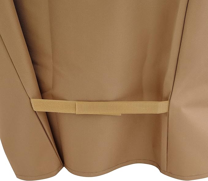 Kenmore 56-Inch Heavy-Duty Grill Cover for Outdoor BBQ Propane Gas Grills, Weather-Resistant, UV- and Fade-Resistant, Universal Fit Cover for 4-Burner Gas Grills, Tan