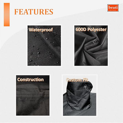 Grill Cover for Z Grills 450 Series,550B/550B2/550B4/550C Pellet Smoker,49 Inch Z Grills Pellet Grill Cover Accessories