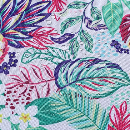 SUQ I OME Patio Tablecloth with Umbrella Hole,Garden Tablecloth with Umbrella Hole and Zipper,Table Cloths for Host Backyard Parties, BBQs,Family Gatherings (Pineapple,60'' Round with Zipper)