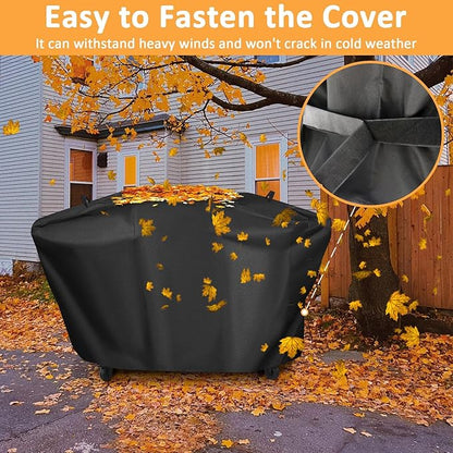 Grill Cover for Traeger Flatrock Grill Griddle, Waterproof Full-Length Cover for Traeger 2-Burner Zone Griddle TF2NN46DN Accessories, 59 Inch Flat Top Griddle Cover Replacement for BAC816