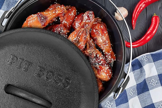 Pit Boss 6 Piece Cast Iron Starter Kit, Black